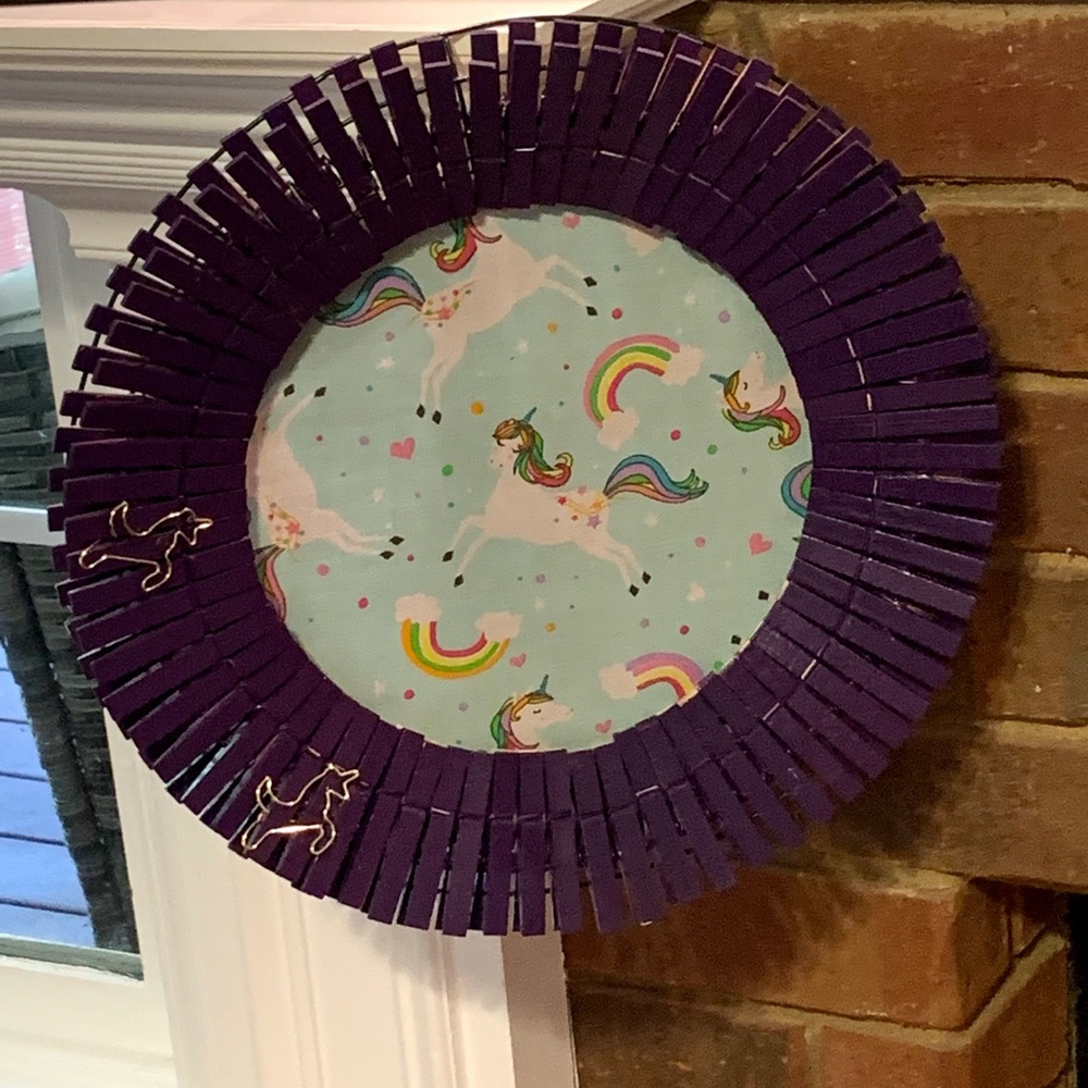 Handmade Unicorn Wreath